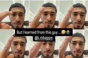 😂还有后续！迪亚斯回复姆巴佩：我都是跟贝林厄姆学的😅