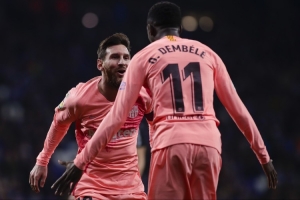 登贝莱：梅西告诉我想实现梦想就必须认真；他的很多发挥都是本能