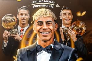 能做到吗🤯亚马尔每年都进金球候选&直到2041，才能追平C罗纪录