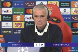 无缘欧冠！穆帅：不想把塔利斯卡红牌当借口，我们欧联杯表现不错