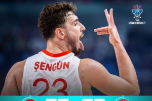 欧锦赛第8日赛果：火龙大战申京力压约基奇！德国碾压之势出线