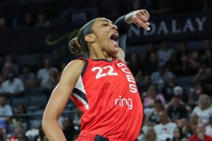 阿贾-威尔逊砍个人生涯第36次30+ WNBA历史第二&仅次于陶乐西