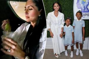 🍸️瓦妮莎晒享受鸡尾酒照 再次驳斥怀孕谣言