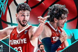 跟申京这小子学坏了！奥斯曼赛后也想把土耳其直接往决赛贴