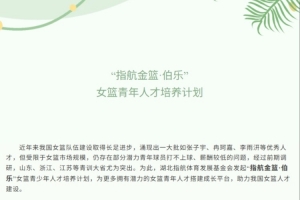 湖北指航基金女篮人才培养计划略有调整 输入输出人才球队都补贴