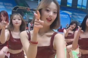 都是大长腿！山西男篮主场啦啦队晒舞蹈视频：来吧 展示