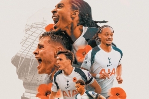 能否扭转主场颓势？热刺发布对阵曼联海报：西蒙斯、帕利尼亚出镜