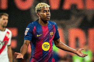 18岁亚马尔各项赛事连续3场破门，已是巴萨生涯第3次做到